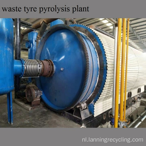 Pyrolyse afval band plastic naar stookolie machine